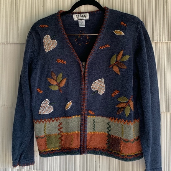 Sweaters - All Points by Reference Point fall sweater size L